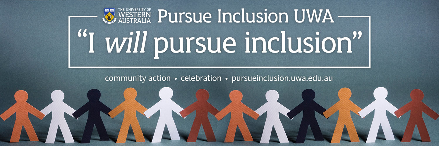 Pursue inclusion UWA social media cover image