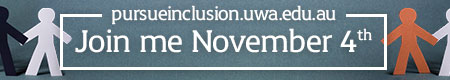 Pursue inclusion UWA event email signature